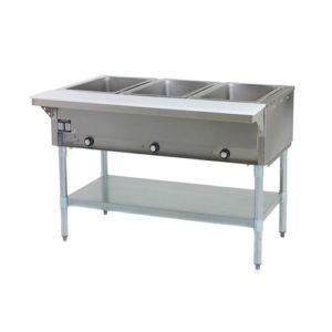 Eagle Group DHT3-120 3 Pan 120 Volts Electric Hot Food Table