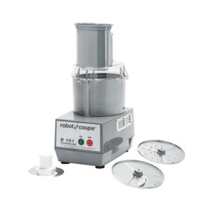 Robot Coupe R101P Continuous Feed Food Processor With 2.5 QT Grey Bowl