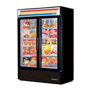 True GDM-49F-HC Double Glass Door Freezer Merchandiser