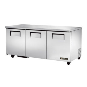 True TUC-72-HC 72″ 3 Door Undercounter Refrigerator