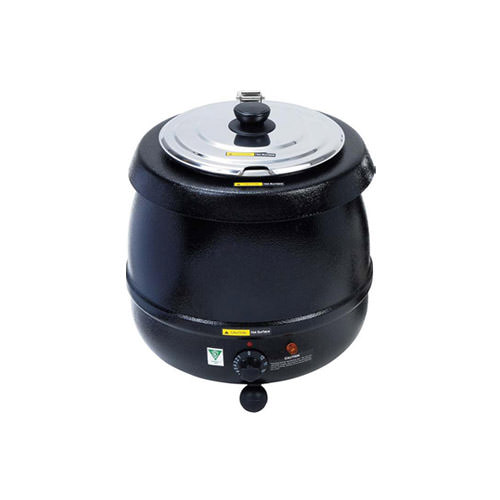 SYBO SB-6000 Soup Kettle Soup Warmer, 10.5 Quarts, Black and Sliver