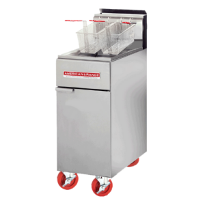American Range AF-50 50 Lb Floor Tube Fired Natural Gas Fryer