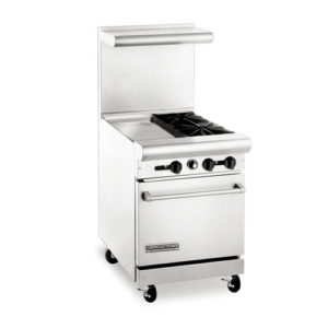 American Range AR12G-2B- 24″ Natural Gas Range With 12″ Griddle
