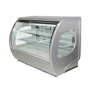 Howard McCray MIRAGE-ELITE-4-DC 48″ Curved Glass 2 Door Floor Refrigerated Display Case