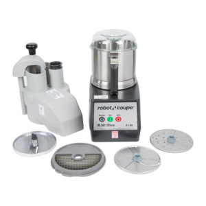 Robot Coupe R301-ULTRA-DICE Continuous Feed Food Processor / Dicer With 3.5 QT Stainless Steel Bowl