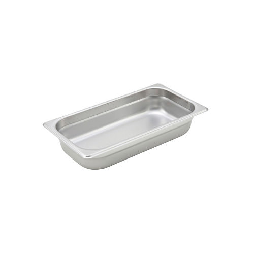 Winco SPJH-402 1/4 Size Heavy Weight Steam Table / Hotel Pan - 2 1/2