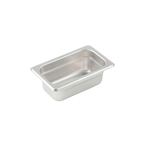 Winco SPJH-902 1/9 Size Heavy Weight Steam Table / Hotel Pan - 2 1/2