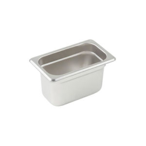 Winco SPJH-904 1/9 Size Heavy Weight Steam Table / Hotel Pan - 4