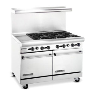 American Range AR12G-6B-N 48″ Natural Gas Range With 12″ Griddle