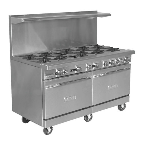 116,000 BTU KITMA Commercial Gas Range 4 Hot Plates Burner Heavy Duty Range with 1 Standard Oven 24” Liquefied Propane Range Cooking Performance Group for Kitchen Restaurant 