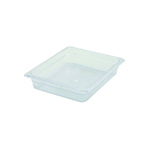 Winco SP7202 1/2 Size Polycarbonate Food Pan - 2 1/2