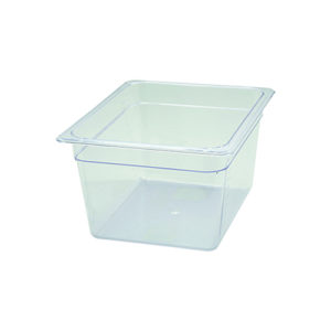 Winco SP7208 1/2 Size Polycarbonate Food Pan - 8'' Deep
