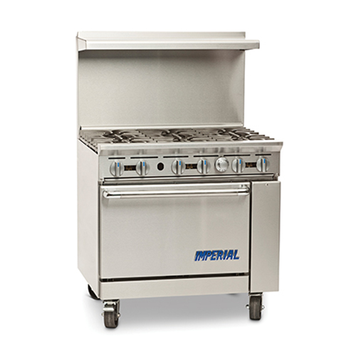 Imperial IR-6 36″ Propane Gas Range With 6 Open Burner