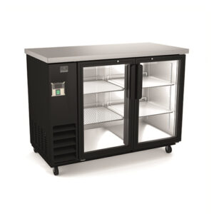 Kelvinator KCBB48GB 48″ 2 Door Glass Back Bar Refrigerator