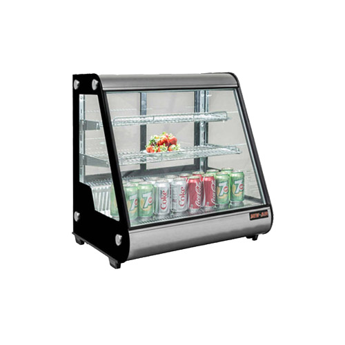 New Air NDC-013-CD 28″ Angled Glass Countertop Display Refrigerator