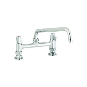 T&S 5F-8DLX12 Deck Mount Faucet With 8