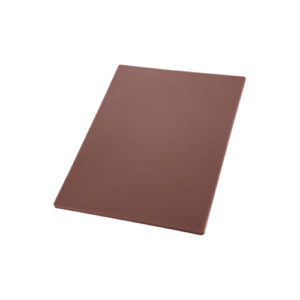 Winco CBBN-1218 12″ x 18″ x 1/2″ Brown Cutting Board