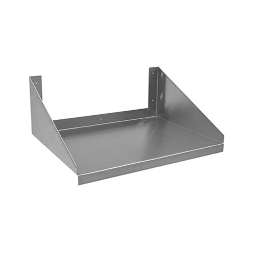 EFI WMMS-24-24 18 Gauge Stainless Steel Wall Mount Microwave Shelf
