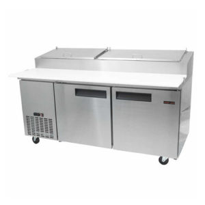 New Air NPT-071-PI 71″ 2 Door Pizza Prep Refrigerator