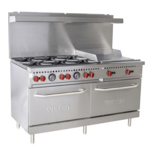 Vulcan SX60F-6B24G 60″ Natural Gas Range With 24″ Griddle