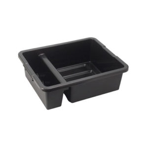 Winco PLTC-7K Black Divided Dish Box - 7