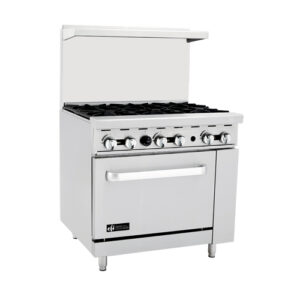 EFI RCTRS-24G-2B-N 36″ Natural Gas Range With 24″ Griddle
