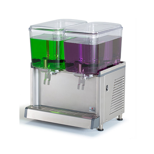 Crathco CS-2D-16 2 4.75 Gallon Bowl Cold Beverage Dispenser