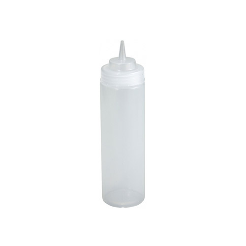Winco PSW-16 16 Oz Wide Mouth Squeeze Bottle – 6 / Pack