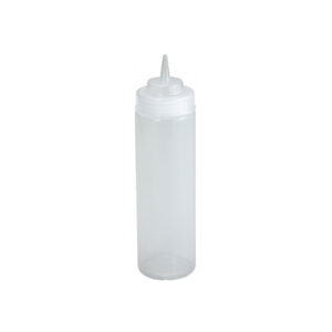Winco PSW-24 24 Oz Wide Mouth Squeeze Bottle – 6 / Pack