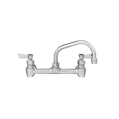 Fisher 64769 Brass Wall Mount Faucet With 8 Centers And 12 Swing