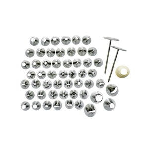 Winco CDT-24 24 Piece Stainless Steel Cake Decorating Tip Set