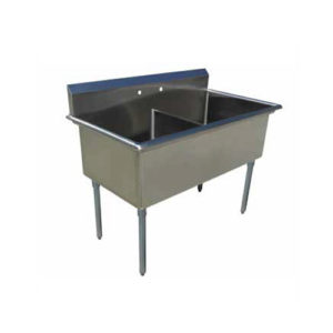 EFI SI818-2NC-E 18″ x 18″ x 13″ Economy Center Drain Two Compartment Sink With No Drain Board