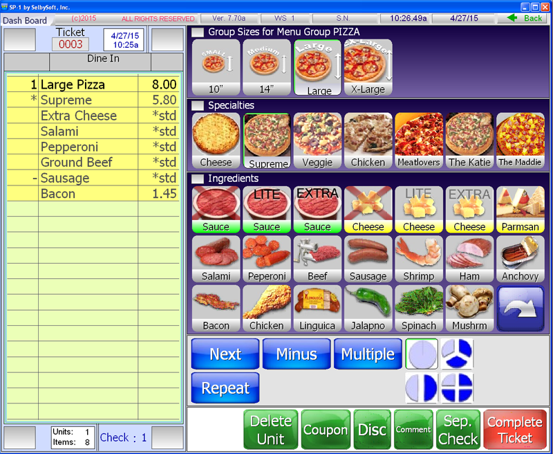 Pizza POS System