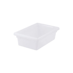 Winco PFHW-6 Half Size White Food Storage Box - 6