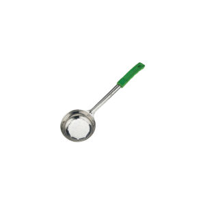 Winco FPPN-6 6 Oz Green Perforated Stainless Steel Portion Controller