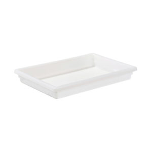 Winco PFFW-3 Full Size White Food Storage Box - 3