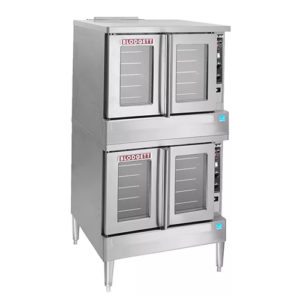 Blodgett BDO-100-E-DBL Double Deck Full Size Electric Convection Oven - 1Ph, 208V