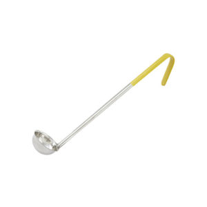 Winco LDC-1 1 Oz Stainless Steel Serving Ladle With Teal Handle