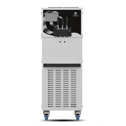 Gel Matic BV 250 PM Floor Twin Soft Serve Ice Cream Machine With Three Hopper Vortex Restaurant Equipment