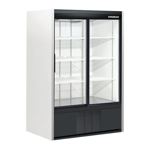 Habco Se40e 48 Double Sliding Glass, Sliding Glass Door Merchandiser Refrigerator