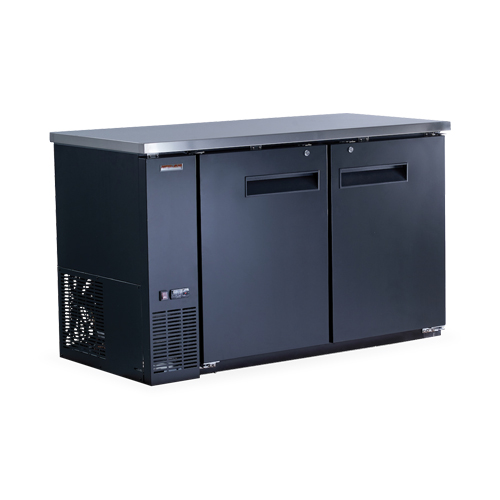 New Air NBB-60-SB 60″ 2 Door Solid Back Bar Refrigerator