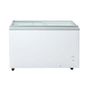 New Air NIF-41-FG 41″ Flat Glass Top Ice Cream Freezer