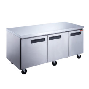 New Air NUF-072-SS 72″ 3 Door Undercounter Freezer
