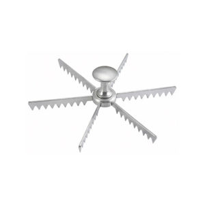 Winco APM-06 6 Cut Aluminum Cake Marker