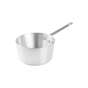 Winco ASP-2 2 1/2 Qt Tapered Aluminum Heavyweight Sauce pan
