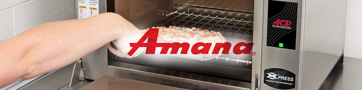 Amana Commercial Microwave Banner
