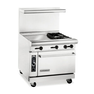 American Range AR24G-2B 36″ Propane Gas Range With 24″ Griddle