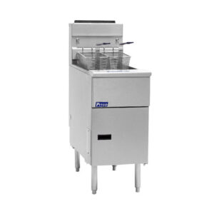 Pitco SG18-S Solstice 75 Lb High Efficiency Floor Tube Fired Propane Gas Fryer