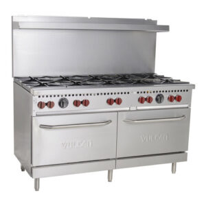 Vulcan SX60-10B 60″ Propane Gas Range With 10 Open Burner