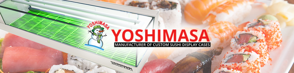 Yoshimasa Sushi Case Banner
